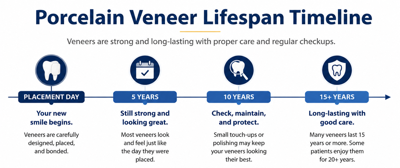 Longevity of Porcelain Veneers