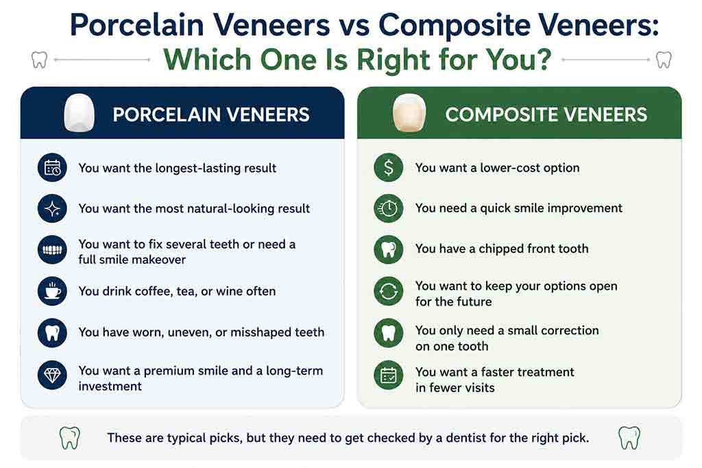 Porcelain vs. Composite Veneers Which Is Right for You